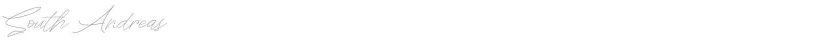 South Andreas font preview